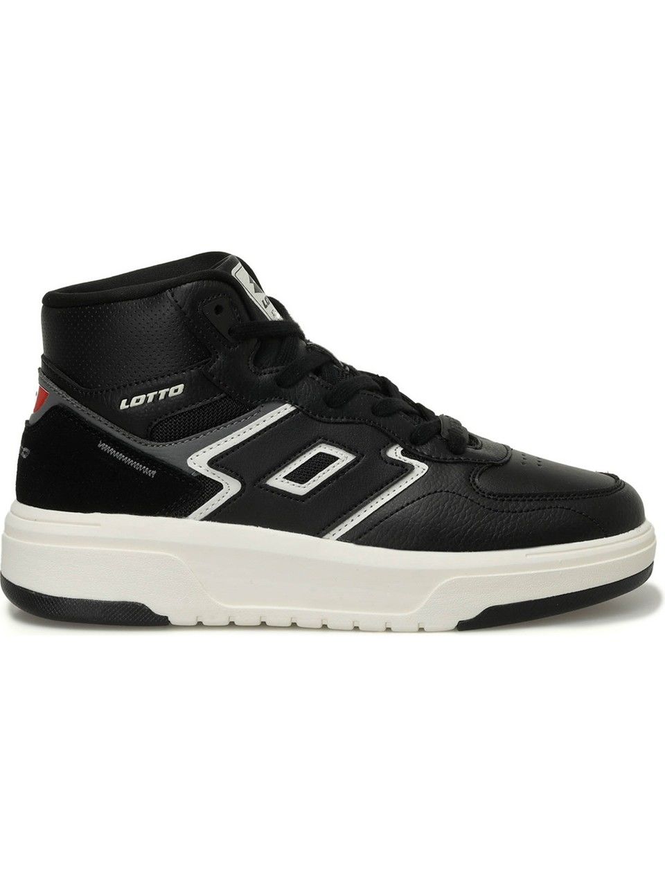 Lotto Dacota Hıgh 4pr Siyah Erkek High Sneaker Ayakkabı