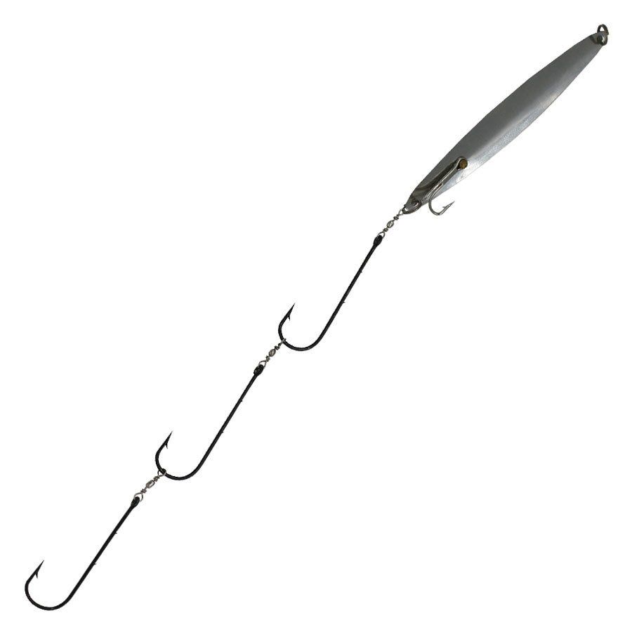 Evostar Kaşıklı Zargana Yemli Uzun Olta Lüfer Takımı LT1 Siyah - 4/0
