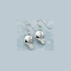 BIG BLUE Takı Küpe Gümüş DENİZ FİLİ