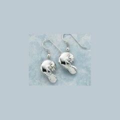 BIG BLUE Takı Küpe Gümüş DENİZ FİLİ