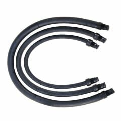 BEUCHAT Zıpkın Lastik 16 mm Kaplinli Tek Çevirme, Siyah 70cm