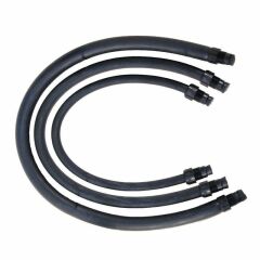 BEUCHAT Zıpkın Lastik 16 mm Kaplinli Tek Çevirme, Siyah 70cm