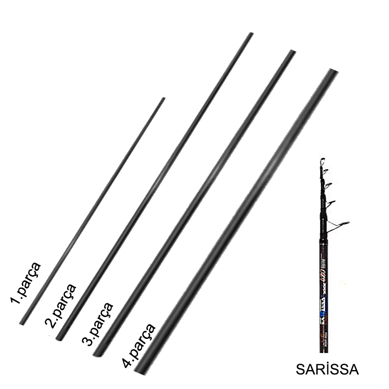 Portfish Sarissa 420 FUJİ Olta Kamış (Yedek Parçası) 1.parça
