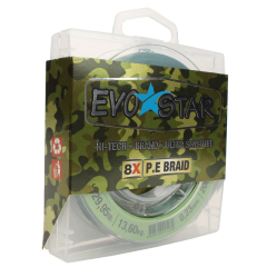 EVOSTAR 8 Kat Örgü PE İp Misina 150m (0.30-0.35mm Arası) Yeşil - 0.35mm