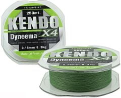 Kendo Dynema 4 Örgü 250Mt (Green) 0,23 mm
