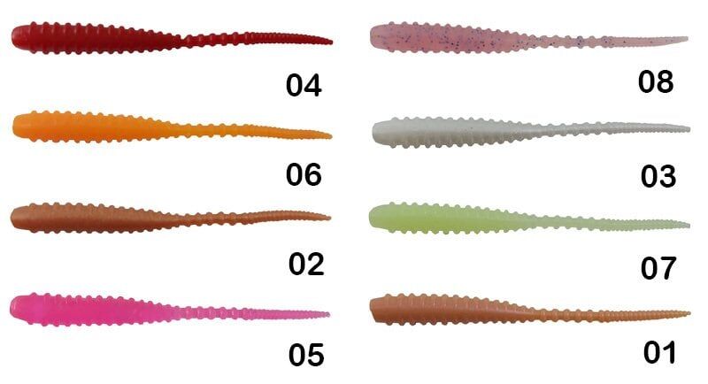 Kendo Karides Kokulu LRF Silikonu 2 ınch Sahte Balık