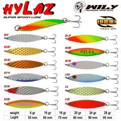 Wily Hylaz Kaşık  20 gr  80 mm - Hologramlı