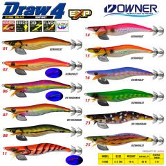 Owner 51882 DRAW SQUID ED-3,5 Kalamar