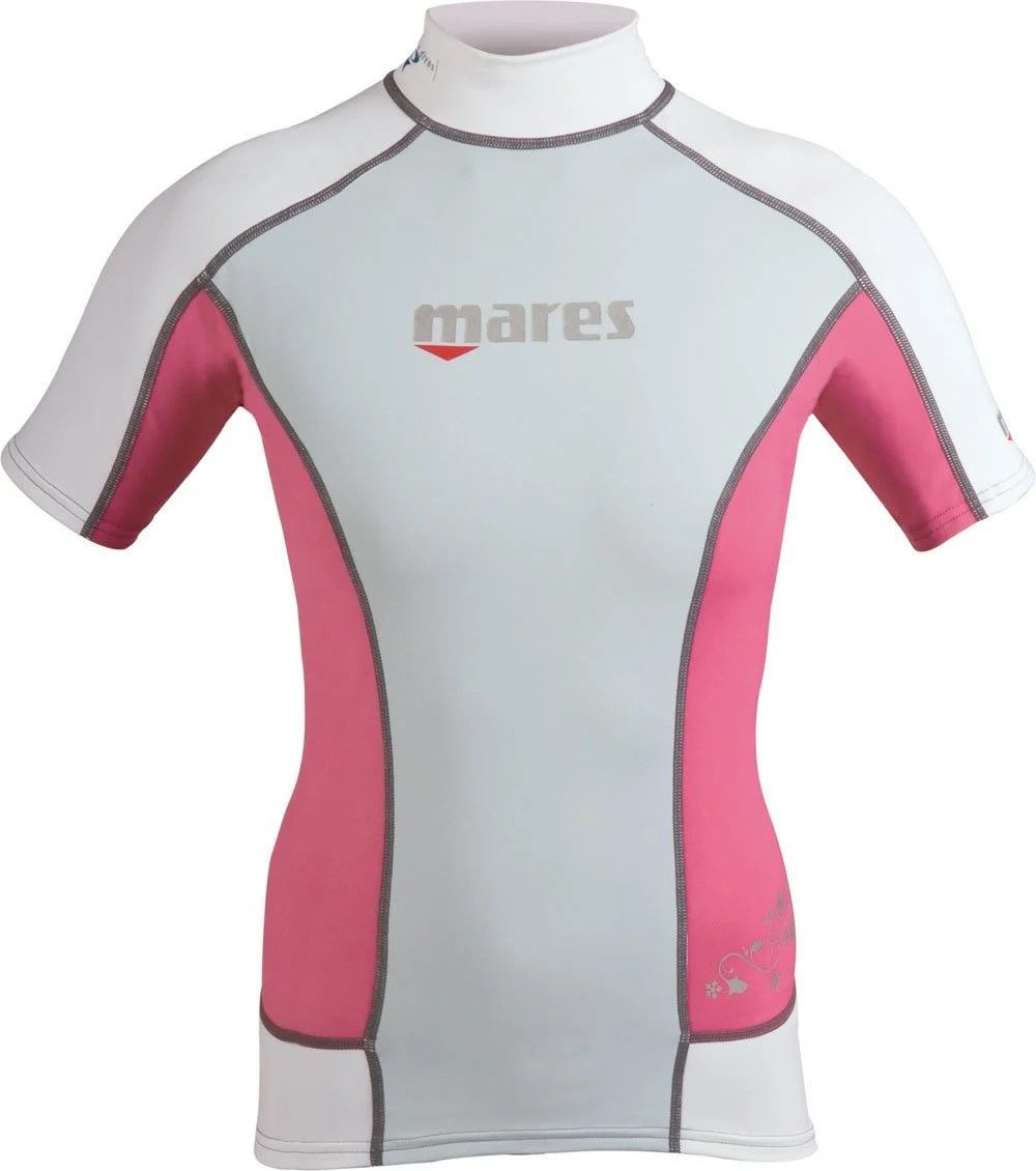 Mares Trilastic Kısa Kol Kadın Rash Guard Pembe XS