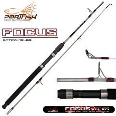 Portfish Focus 135 cm Vidalı Dolgu Tekne Kamışı 15 lbs